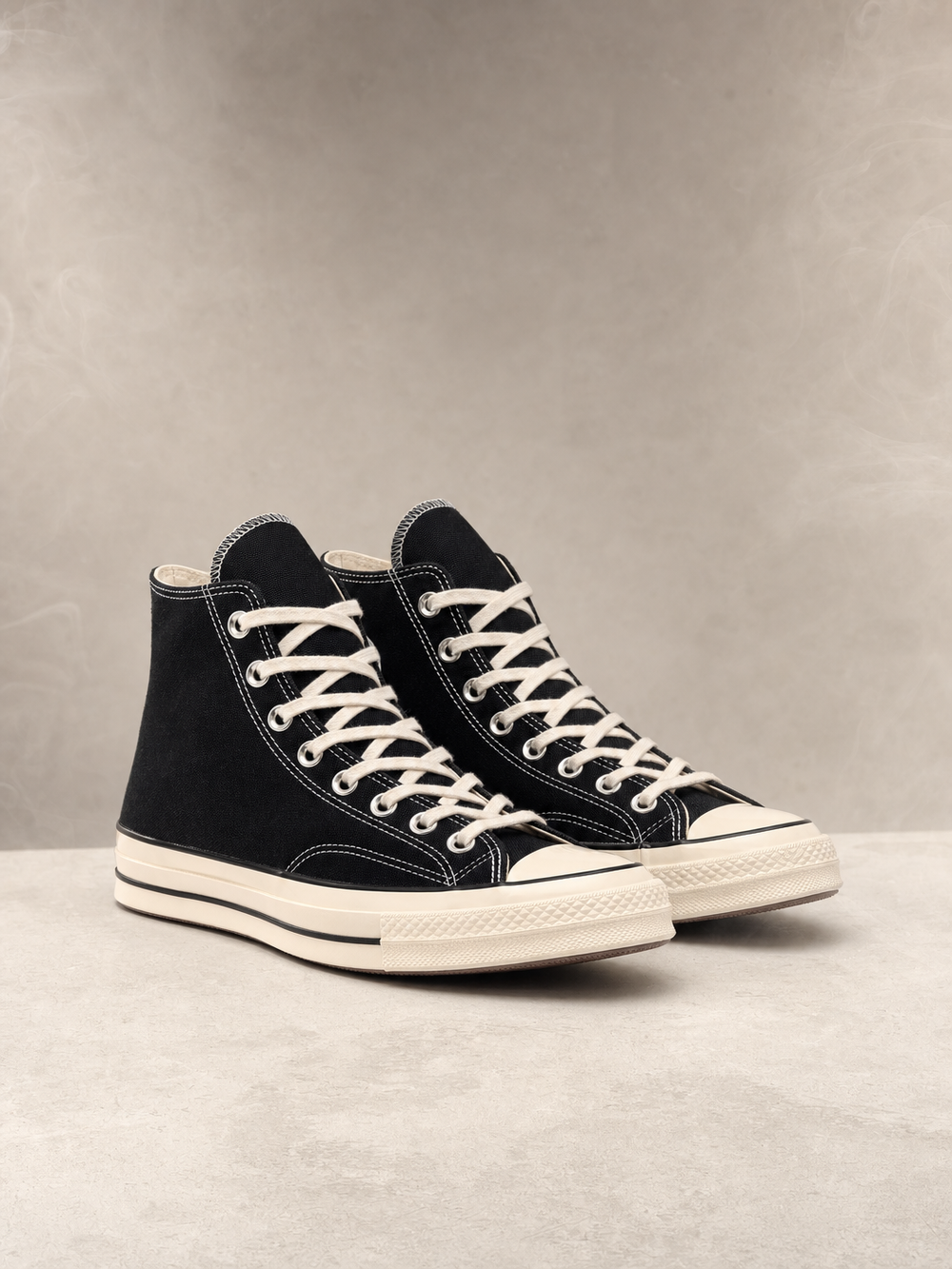 Tênis cano alto preto (silhueta Chuck 70)