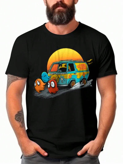 Camiseta Pac-Man + Scooby-Doo