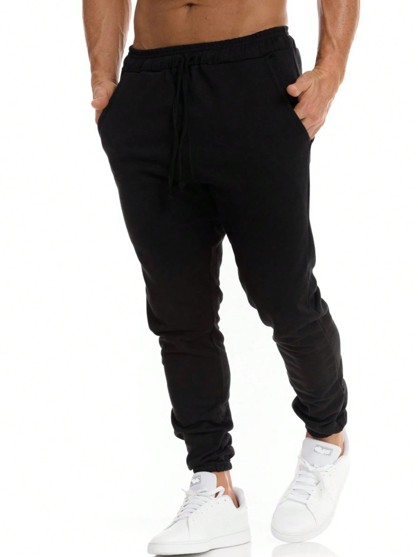 Calça de moletom grafite premium