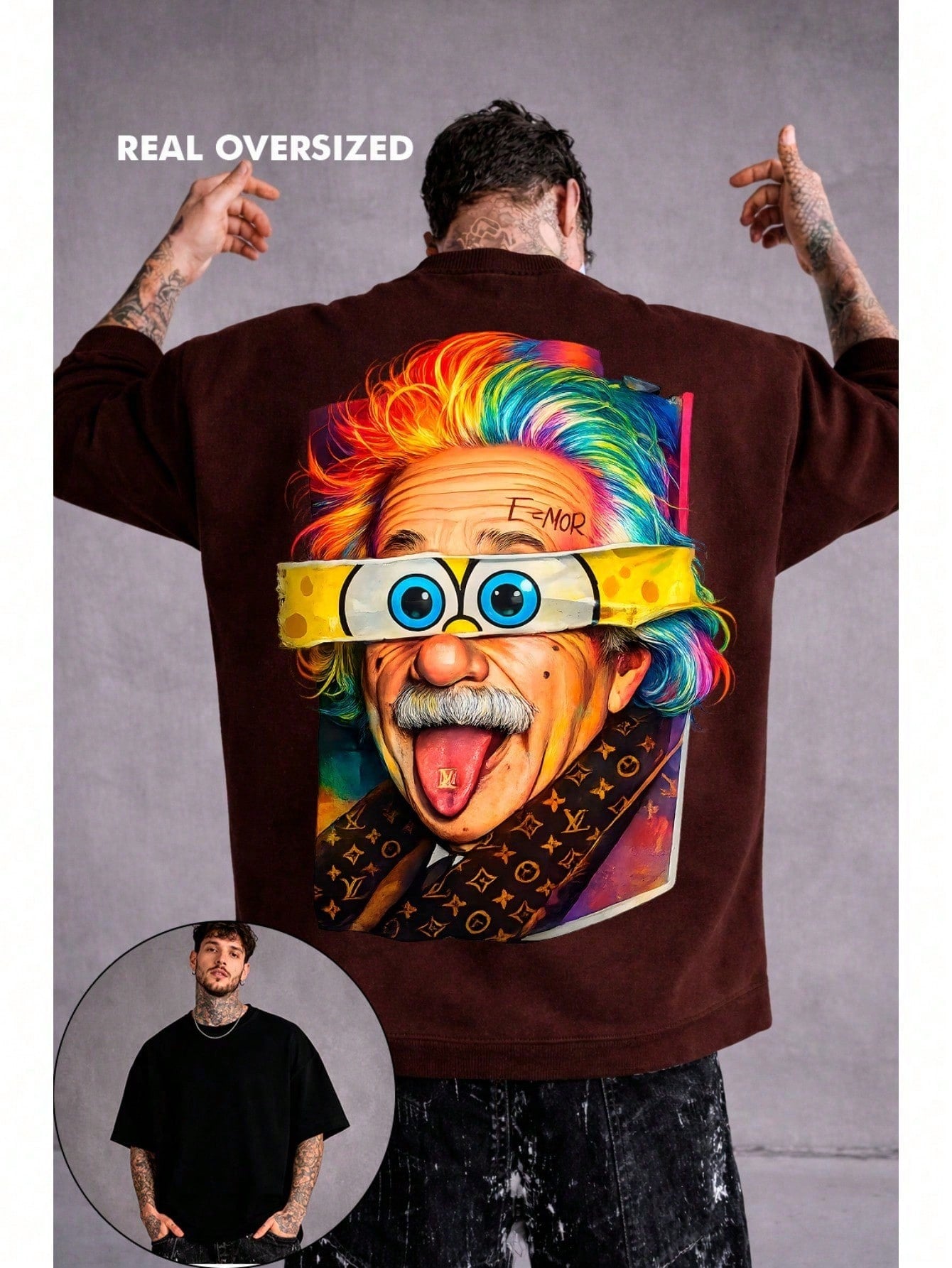 Camiseta oversized premium streetwear