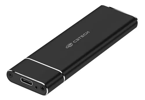 Case preto para SSD M.2