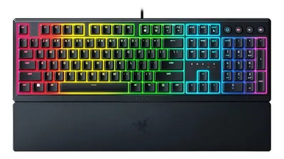 Teclado mecânico preto compacto