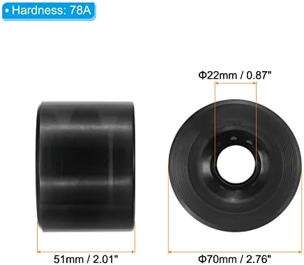 Rodas macias para cruiser 70mm · PATIKIL