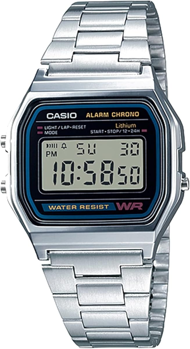 Casio A158 prateado