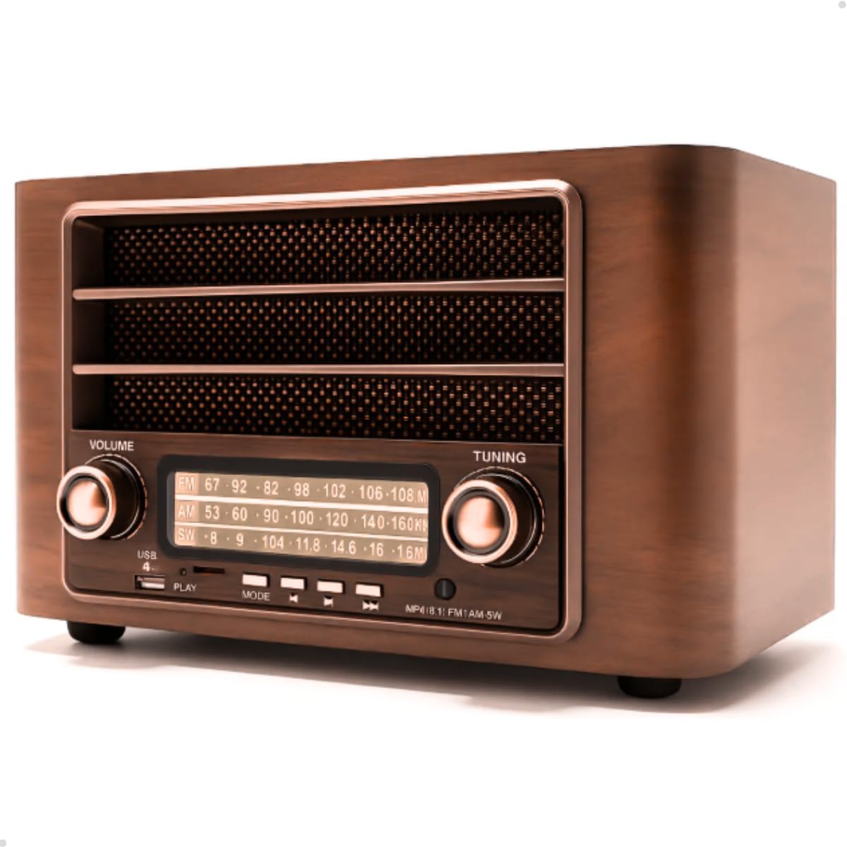 Rádio retrô Bluetooth · achado anos 70