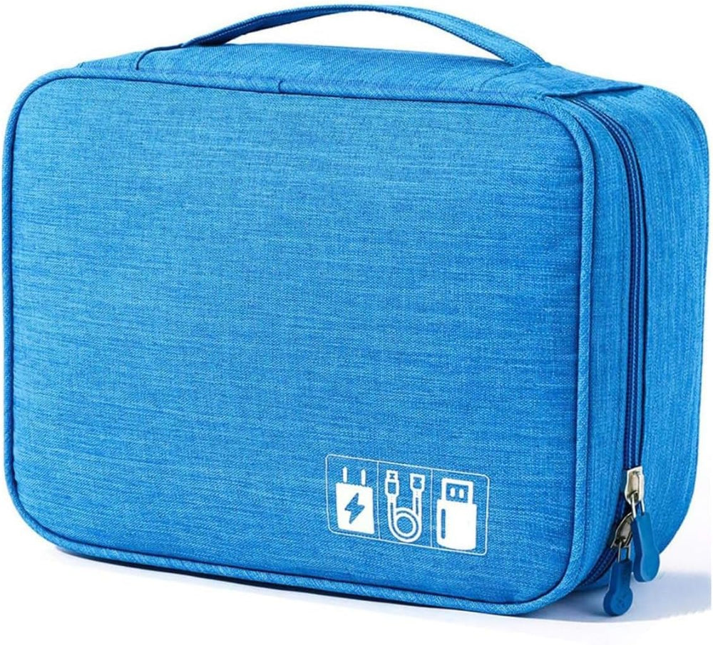 Organizador pouch preto para eletrônicos