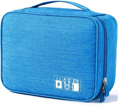 Organizador pouch preto para eletrônicos