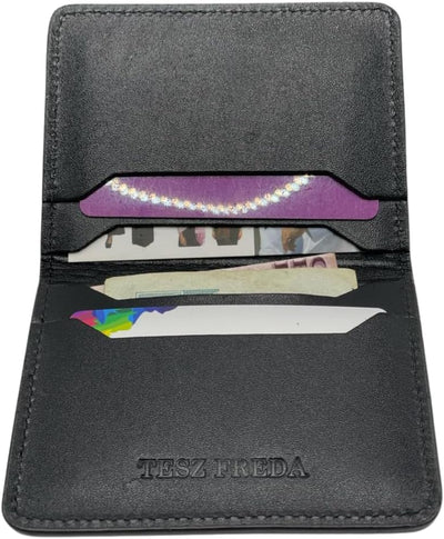 Porta-cartão slim preto · Tesz Freda
