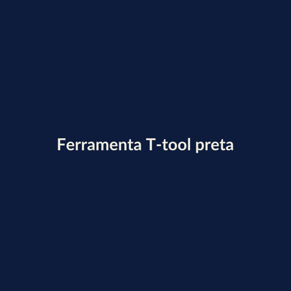 Ferramenta T-tool preta