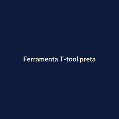 Ferramenta T-tool preta