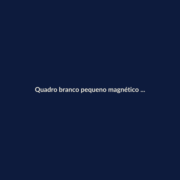 Quadro branco pequeno magnético 30x40