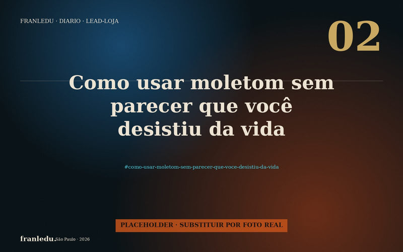 Como usar moletom sem parecer que você desistiu da vida.