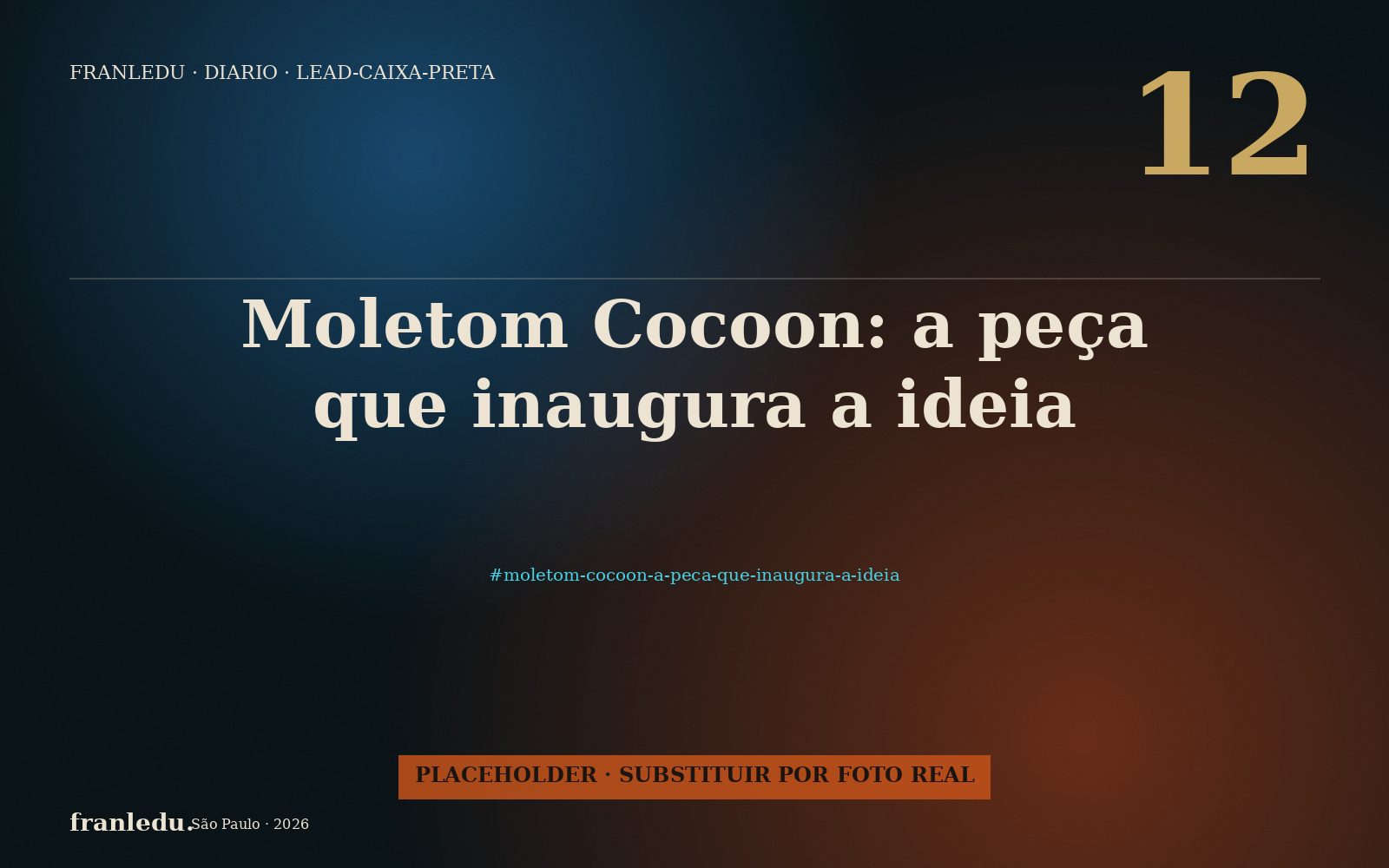 Moletom Cocoon: a peça que inaugura a ideia.
