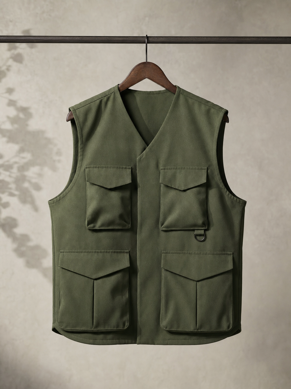 Colete utilitário verde militar