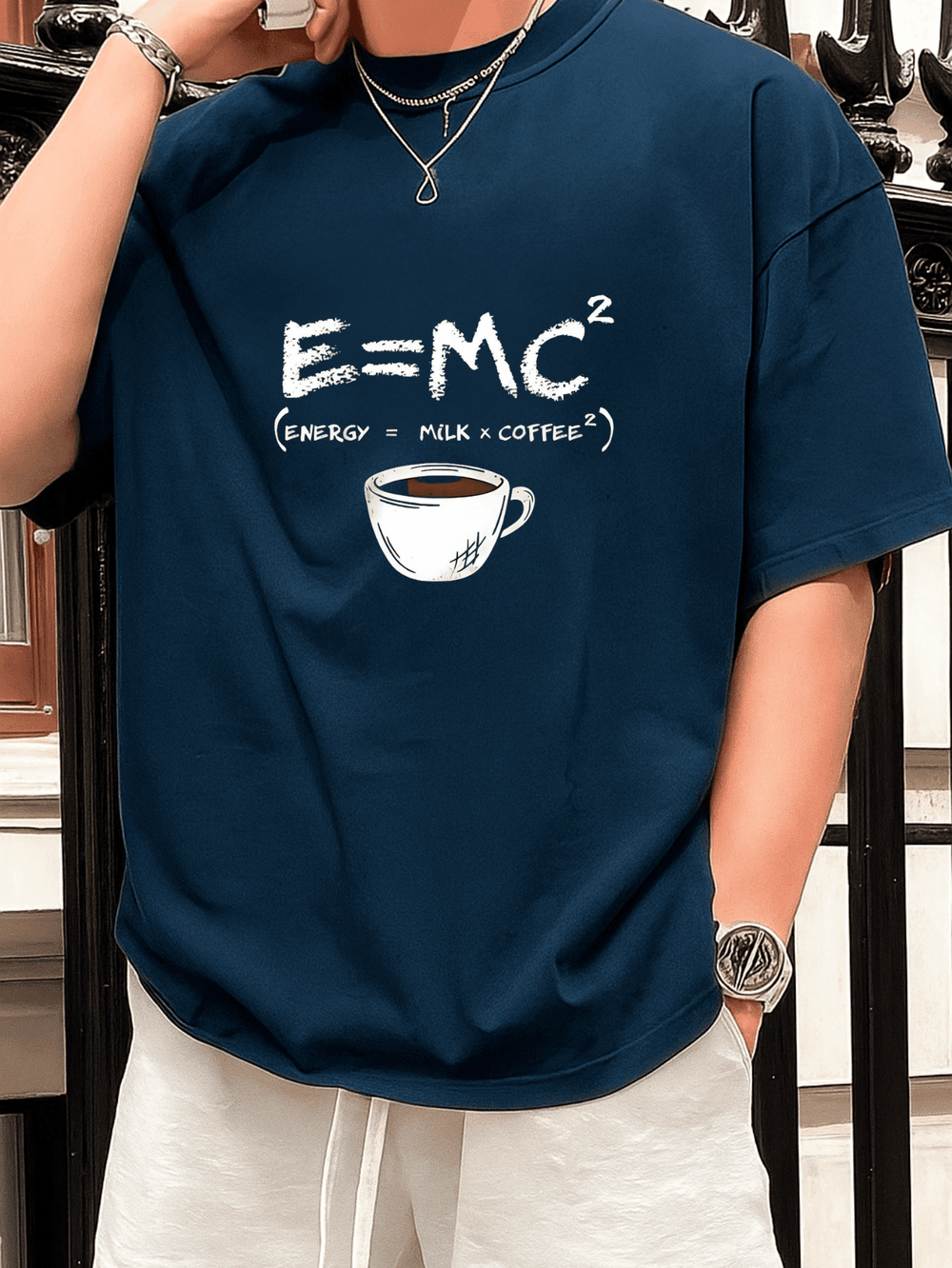 Camiseta Energy café + leite