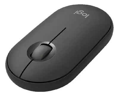 Mouse preto minimalista sem fio