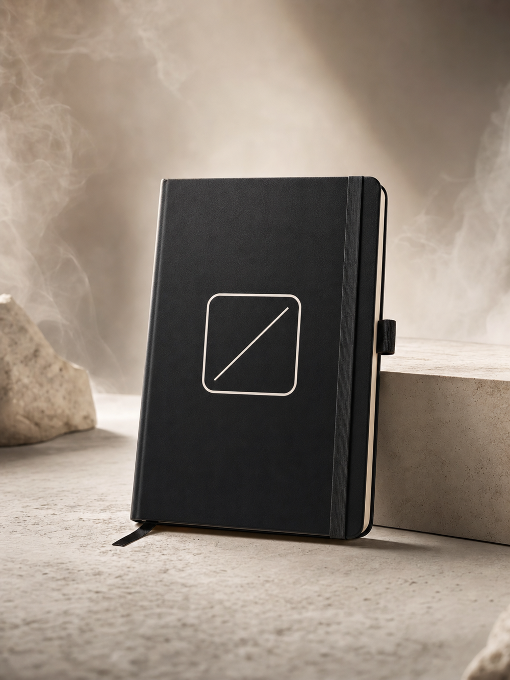 Caderno pontilhado preto