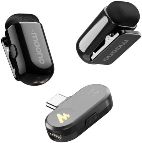 Microfone lapela Maono Wave T1 USB-C