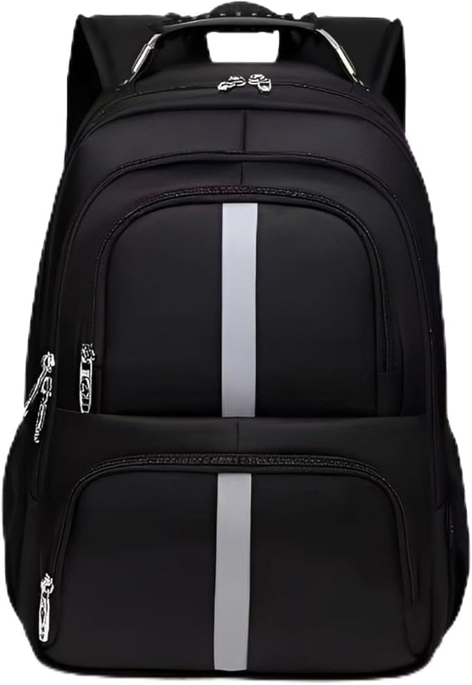 Mochila rolltop preta minimalista