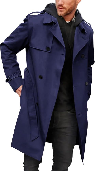Trench coat azul-marinho · Pretifeel