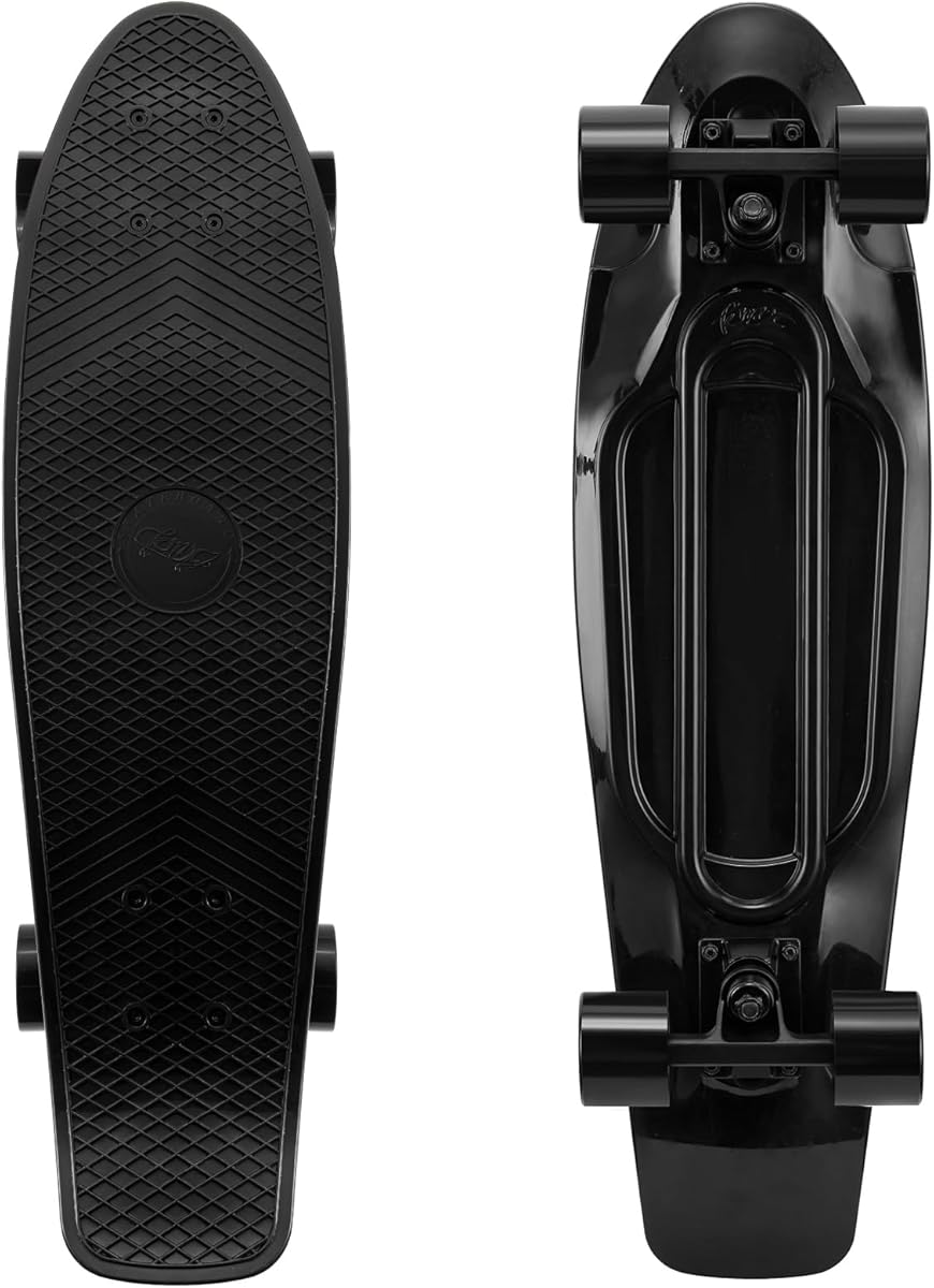 Mini cruiser skate preto 22”